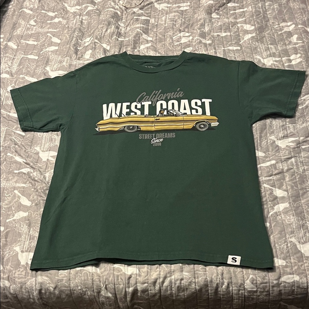 Street Dreams California West Coast Green T-Shirt